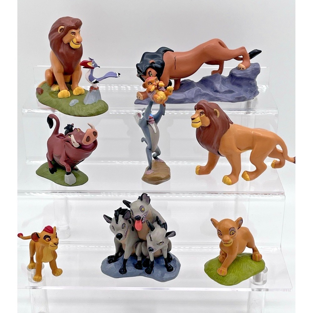 Disney Store Lion King‎ Figure Toy Set Lot Of 9 PVC Figures Cake Toppers Simba